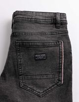 Short en jean - denim noir - noir