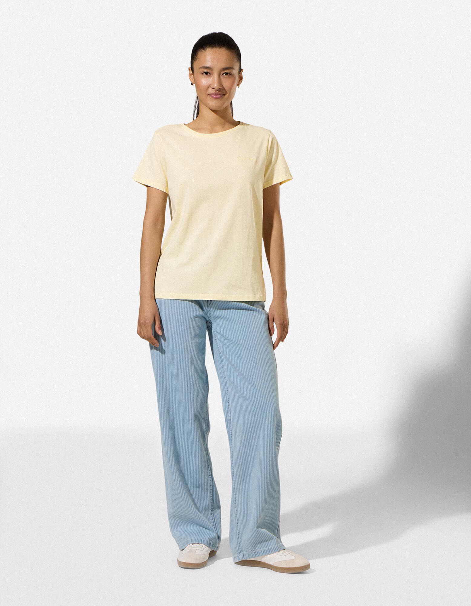 T-shirt - Borduursels - geel