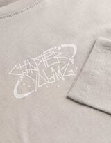 Longsleeve - Afdrukken achteraan - lichtgrijs