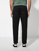 Hose - einfarbig - schwarz