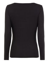 Damen Longsleeve mit Schn&uuml;rung