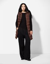 Vestă matlasată - Tiv reglabil - Maro inchis