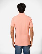 Poloshirt - einfarbig - Orange