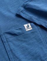 T-Shirt - Brusttasche - blau