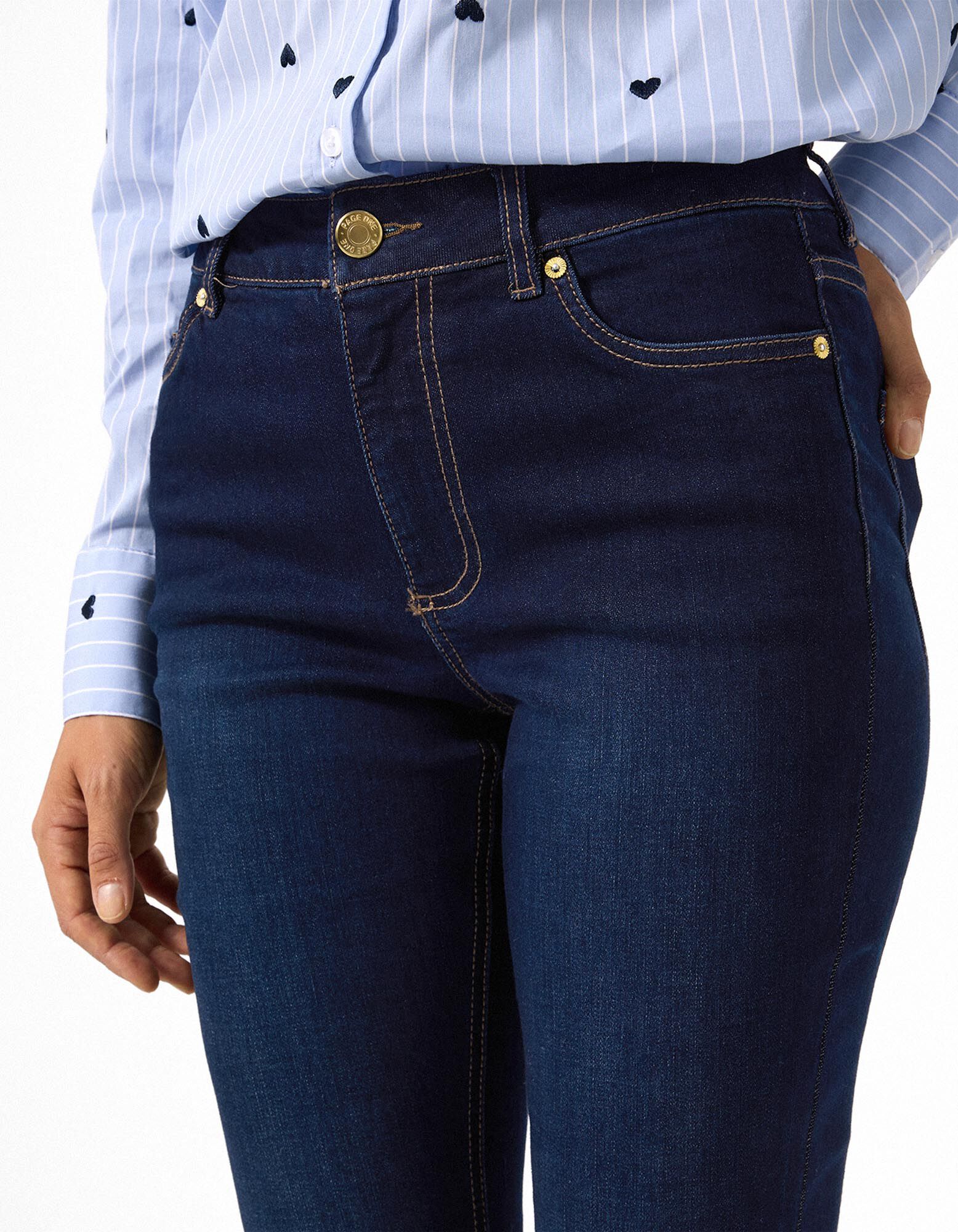 Jeans - Bootcut Fit - Dunkelblau