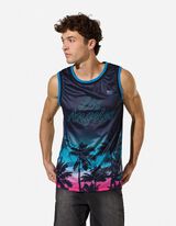 Tanktop - Mesh - blau