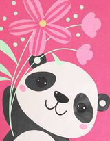 Bluză de corp cu mânecă lungă - Imprimeu sclipici - Roz