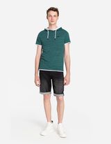 Tricou - Glugă - Verde inchis