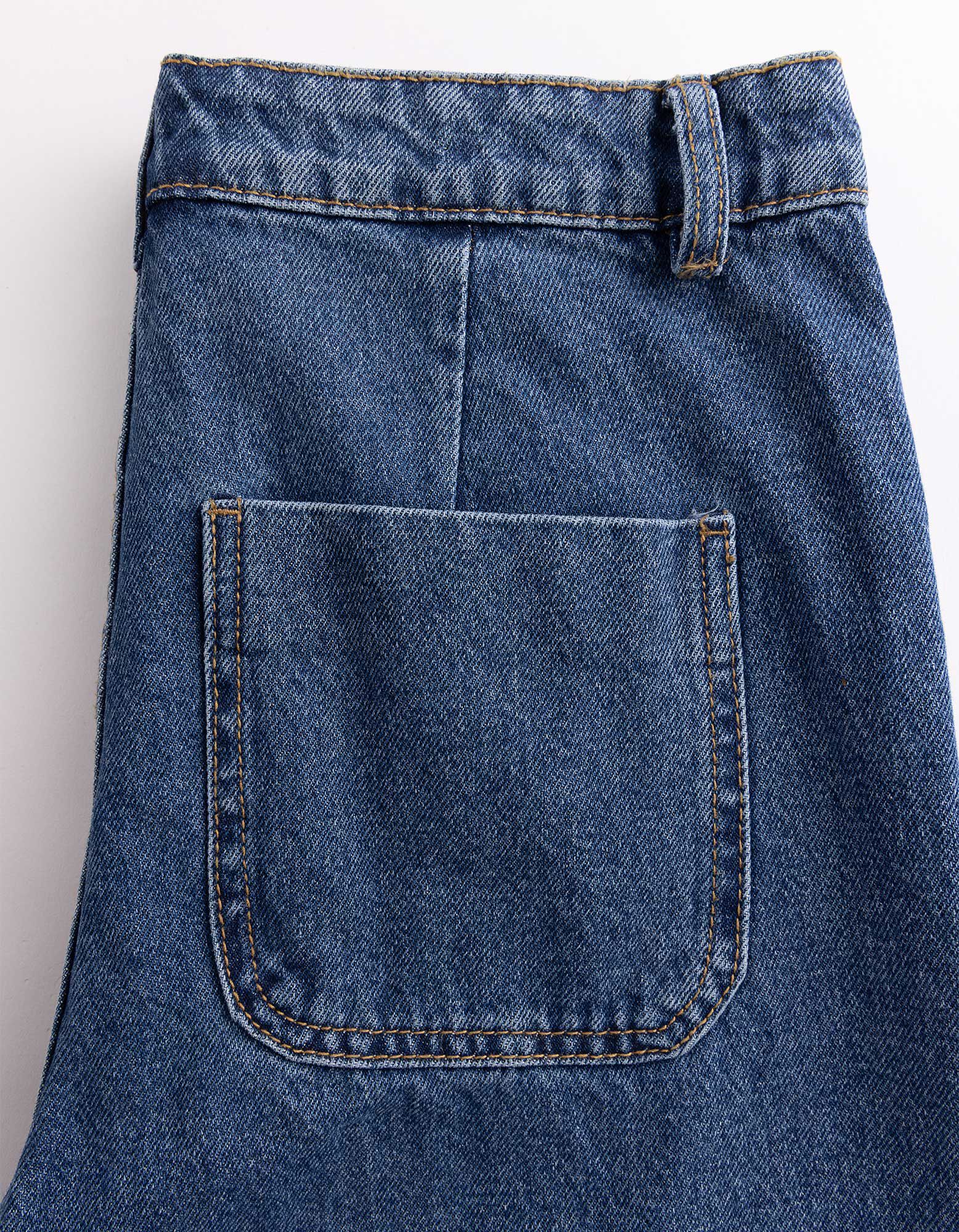 Jeans - Wide Fit - blau