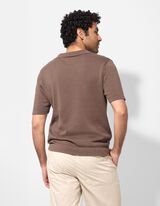 Poloshirt - Breigoed - lichtbruin