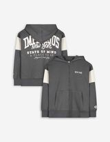Sweatjacke - Oversized Fit - dunkelgrau