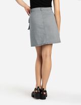 Sijonas su kišenėmis - Twill - tamsiai zalias