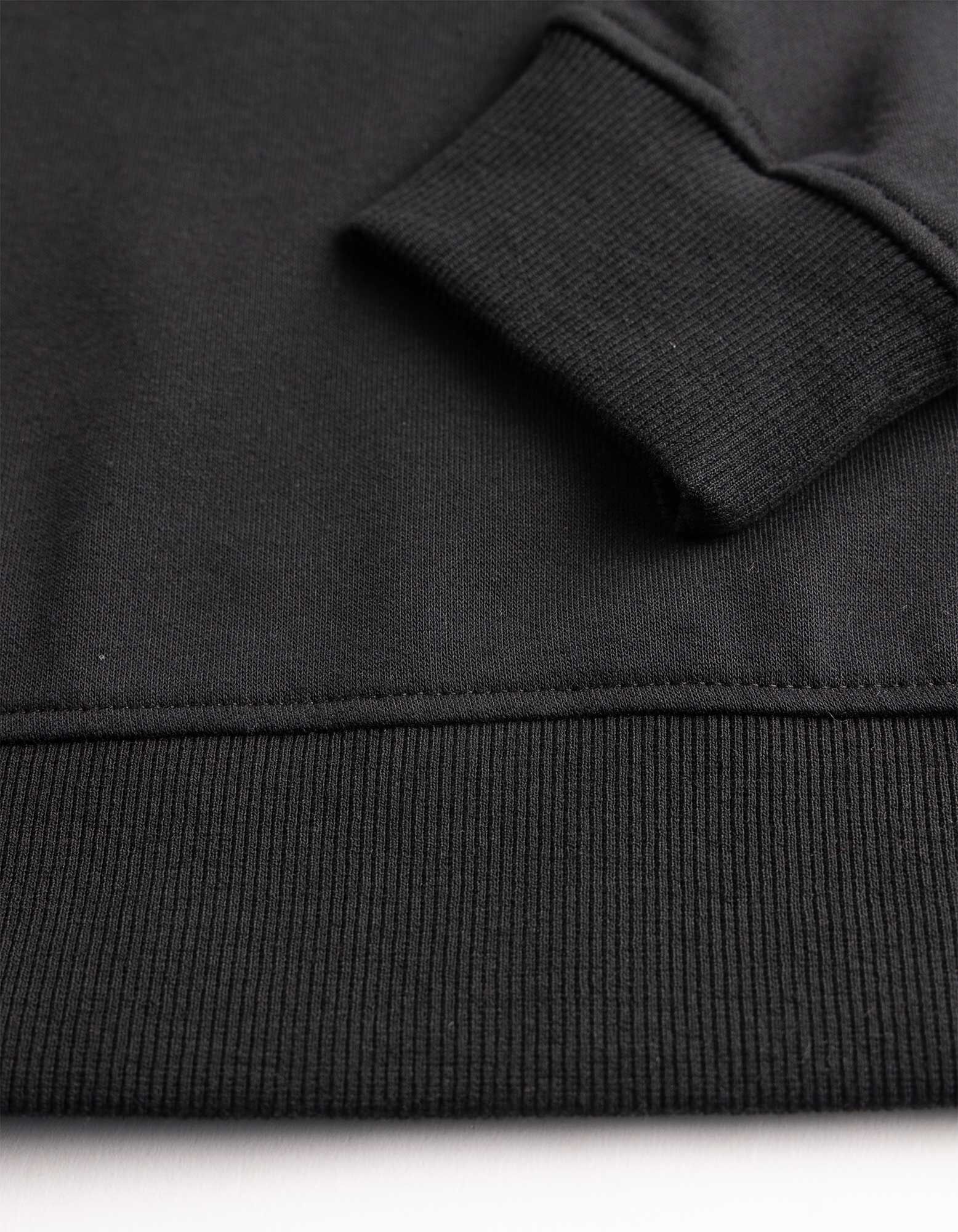 Sweatshirt - Schulterfrei - Schwarz