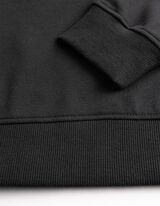 Sweatshirt - Schulterfrei - Schwarz