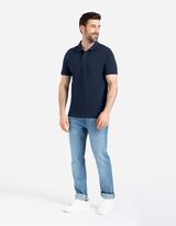 koszulka polo - zapięcie na guzik - ciemny niebieski