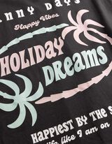 T-Shirt - R&uuml;ckenprint - dunkelgrau