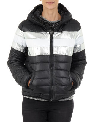 Damen Steppjacke mit Kontraststreifen&nbsp;