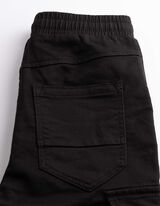 Cargohose - Relaxed Fit - Schwarz