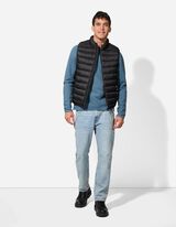 Liemenė - Stati apykaklė - juodas