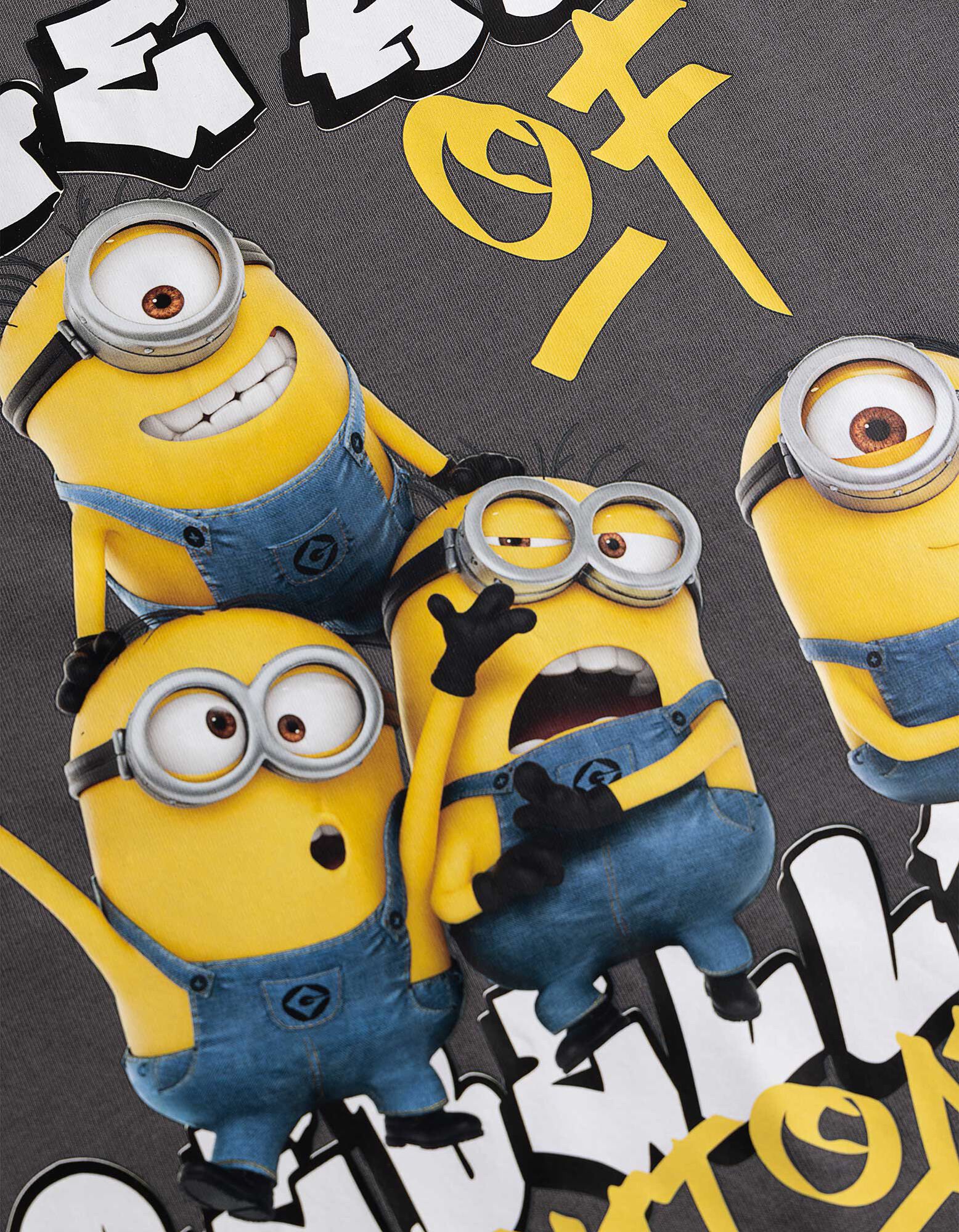 T-Shirt - Minions - Dunkelgrau