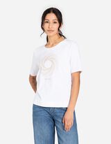 Majica kratkih rukava - Prednji otisak - bela