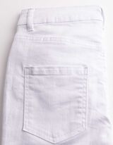 Pantacourt - Coupe Skinny Fit - blanc