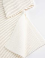 Trui - Ritssluiting - wit