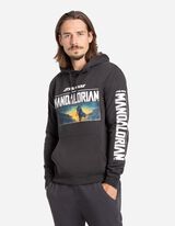 Kapucnis felső - Mandalorian - s&ouml;t&eacute;tsz&uuml;rke