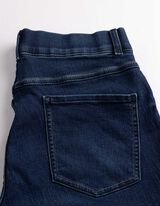 spodnie capri - elastyczny pas - Granatowy