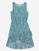 Mädchen Kleid - Verlängerte Rückseite    