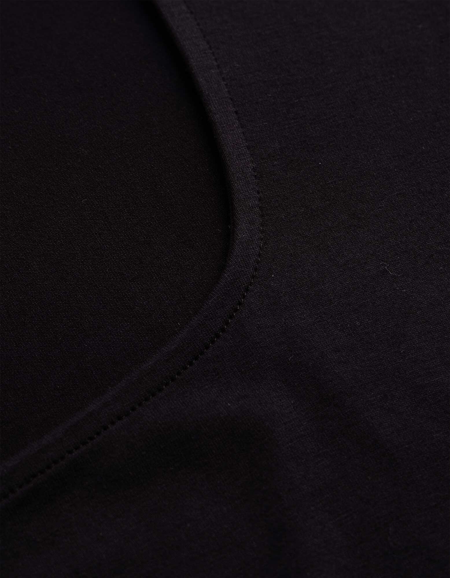 T-Shirt - Viskose - Schwarz