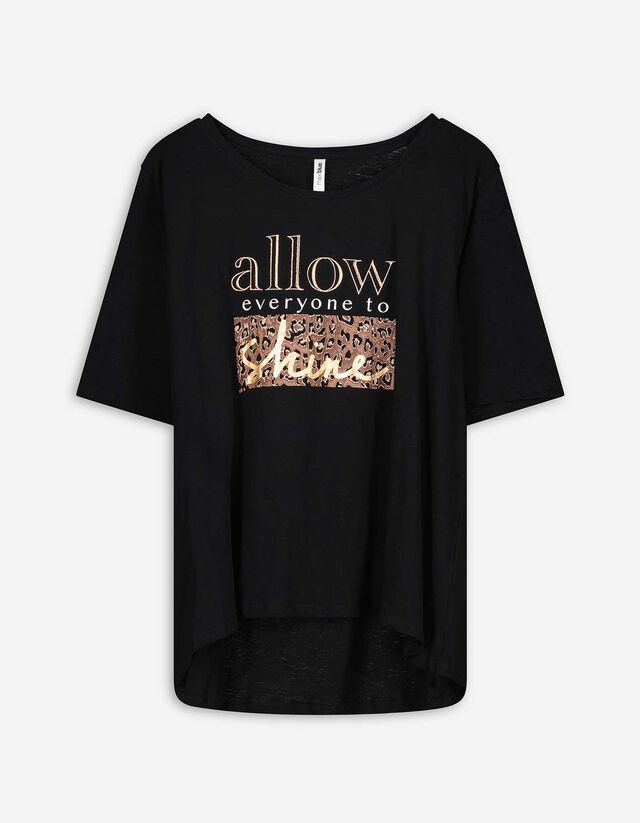 T-Shirt - schwarz