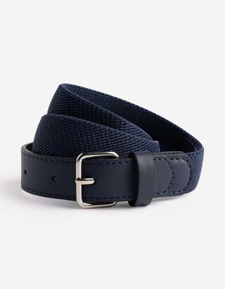 Ceinture - Boucle ardillon - Bleu fonc&eacute;