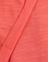 Shirt - Seitenschlitz - dunkelrot