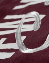 Sweatshirt - Rückenprint - dunkellila