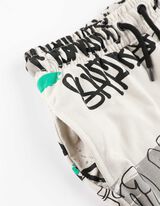 Bermude  - Uzorak po cijeloj površini - svijetlo siva