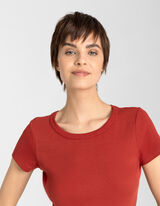 Haljina - Uz telo - tamno-crvena