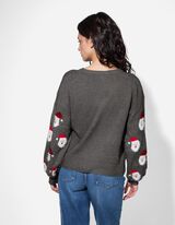 Pullover - Natale - grigio