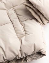 Gewatteerde jas - Waterafstotend - Beige