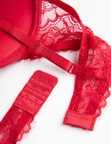 Push-up grudnjak - Super push up učinak - crvena