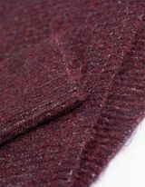 Pull-over - Encolure en V - Rouge foncé