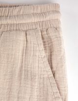 Hlače palazzo - Muslin - bez