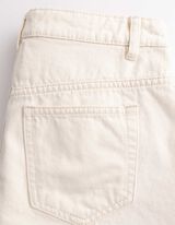 Jeansshorts - Denim - Wei&szlig;