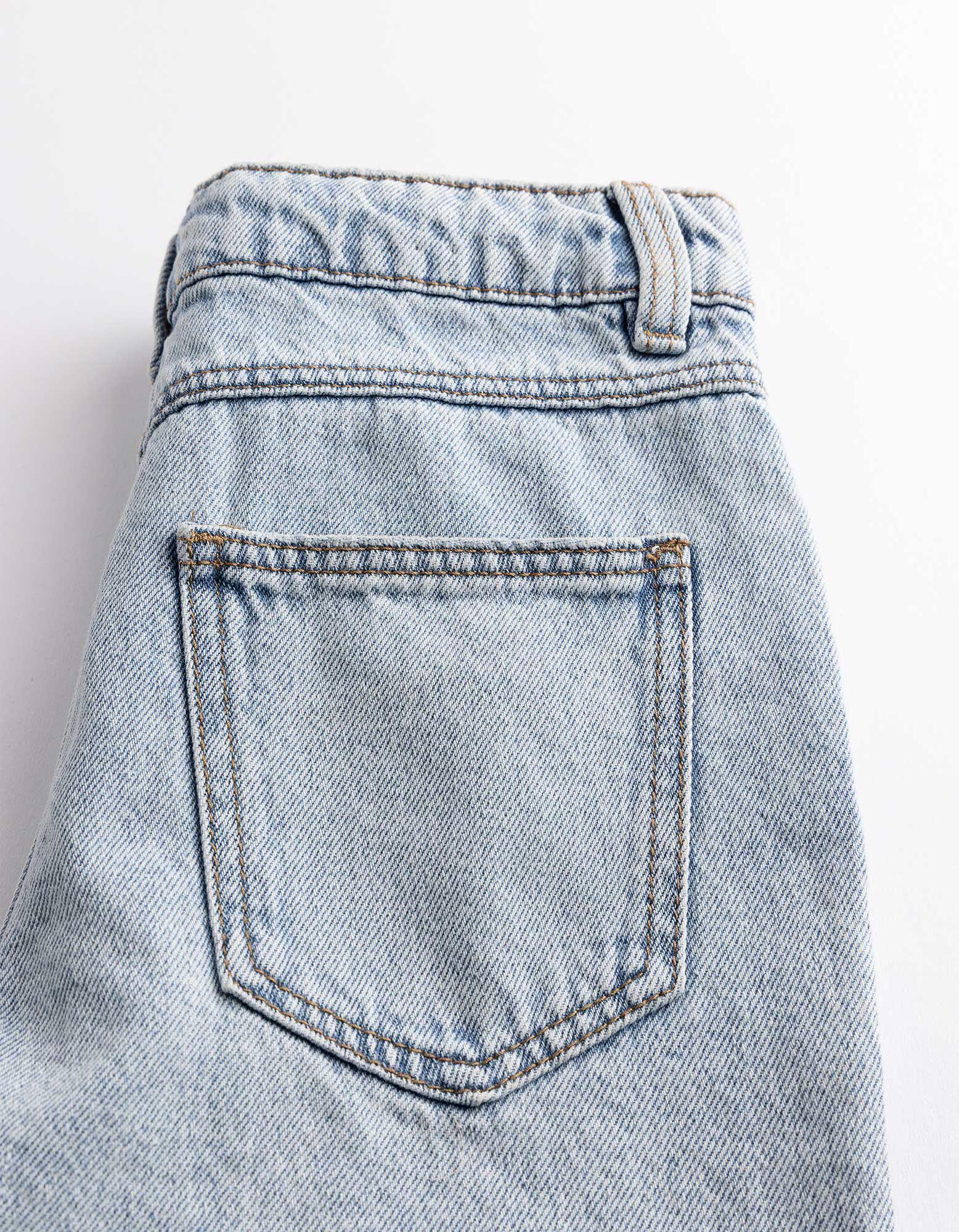 Shorts - Applikation - Hellblau