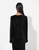 Majica - Žamet - crna