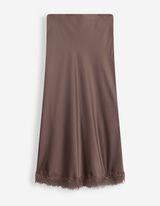 Midirock - einfarbig - dunkelbraun