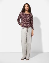 Shirt - Geknoopt detail - beige