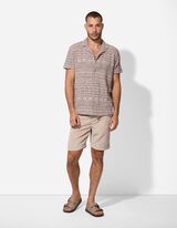 Camicia - Jacquard - beige