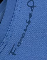 T-shirt - LENZING&trade; ECOVERO&trade; - niebieski