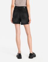 Pantaloncini di jeans - Gamba larga - grigio